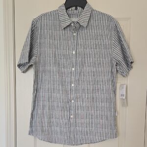 Classic Striped Button-Down Shirt for Men